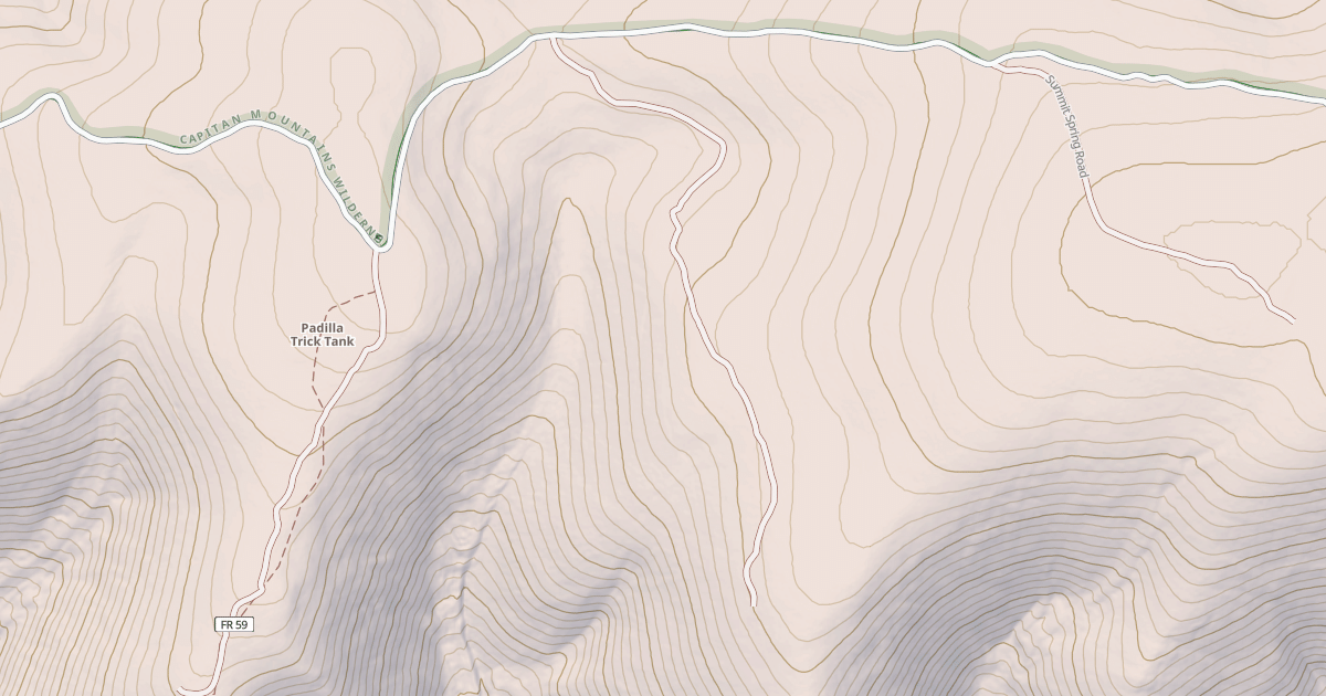 Map preview of USFS National Forest System Roads {8A4ABDFC-7C3D-4FFE-98C2-9D9FD8C08151}
