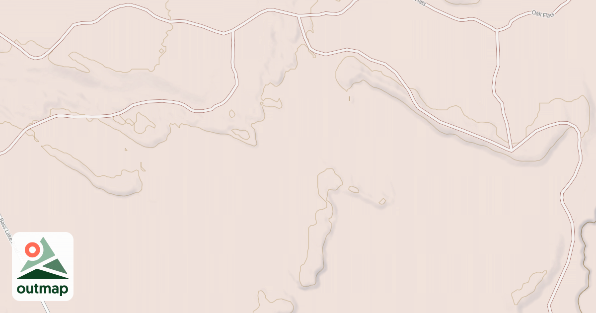 Map of OAK FLATS SOUTH