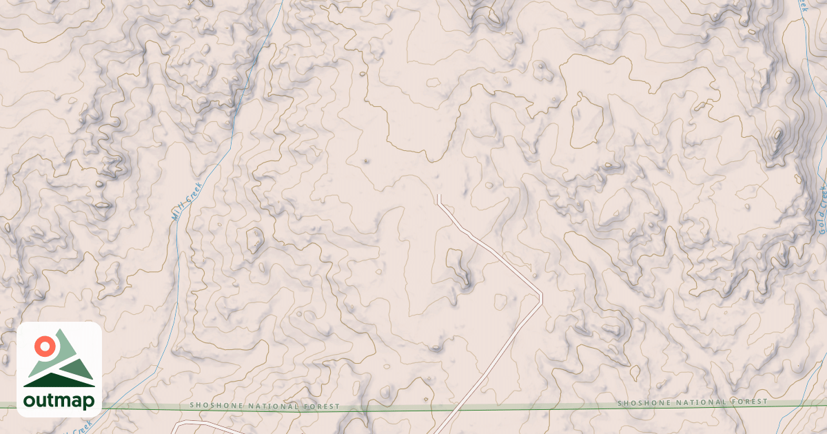 Map of BURNT MEADOW