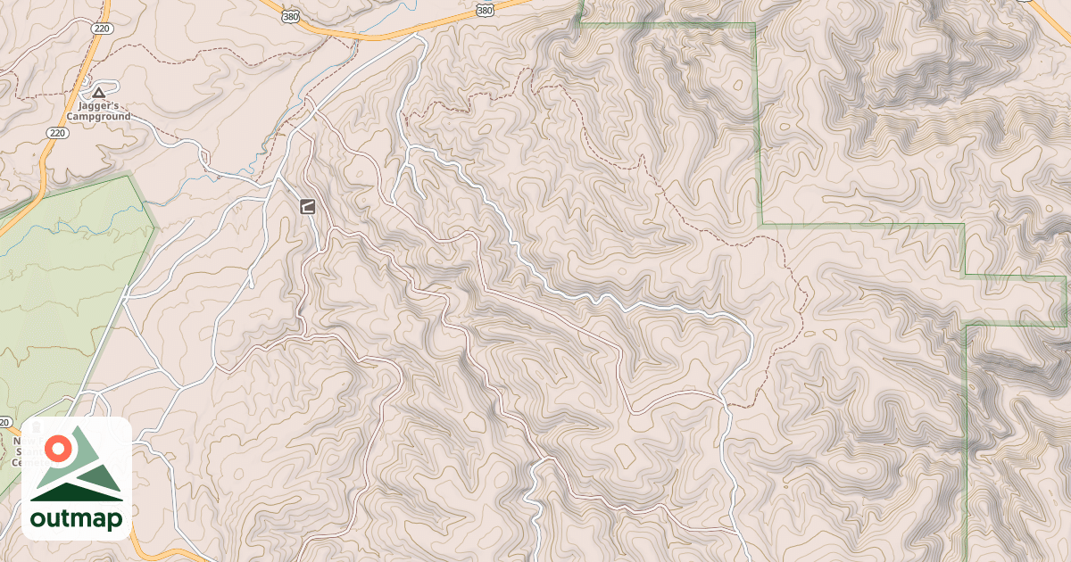 Map of 6007: East Pasture Loop