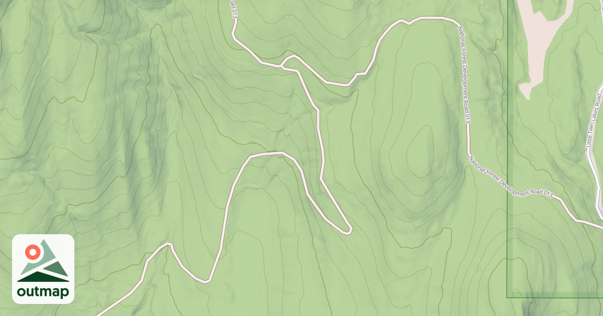 Map of USFS Motor Vehicle Use Map Roads {519A63ED-BE8D-41D6-99F1-3B50B5474EE6}