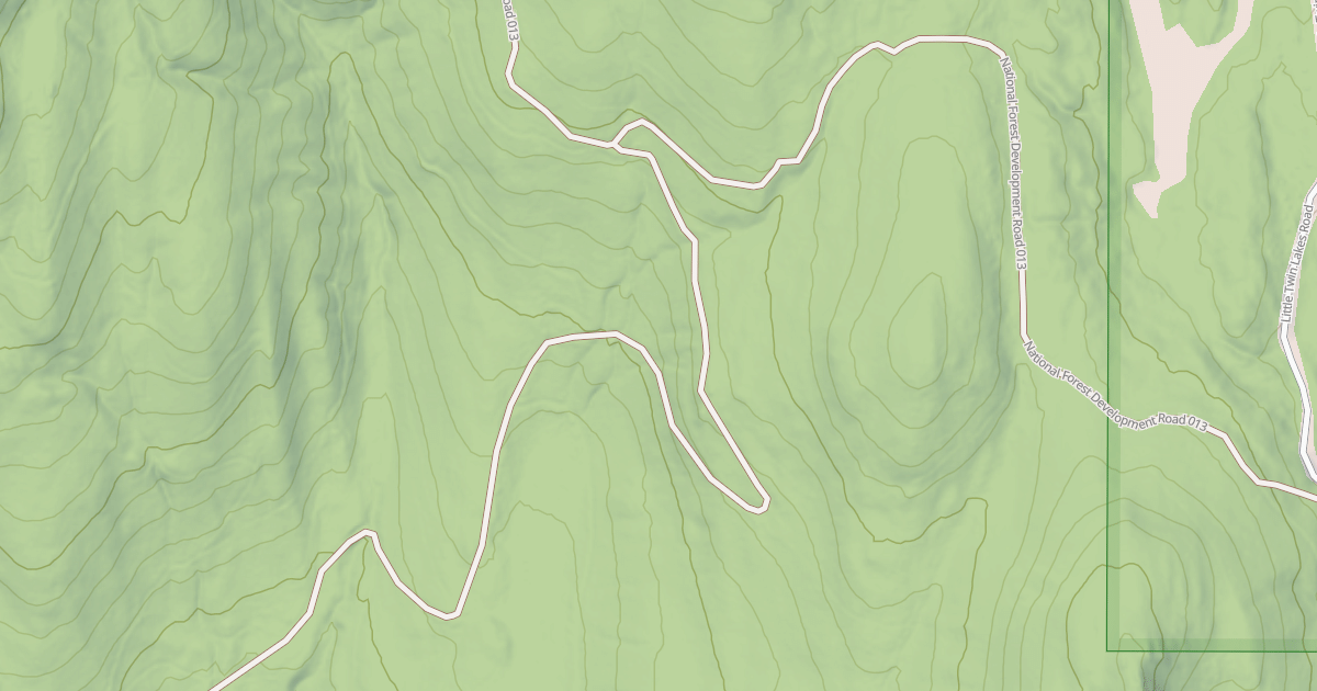 Map preview of USFS Motor Vehicle Use Map Roads {519A63ED-BE8D-41D6-99F1-3B50B5474EE6}