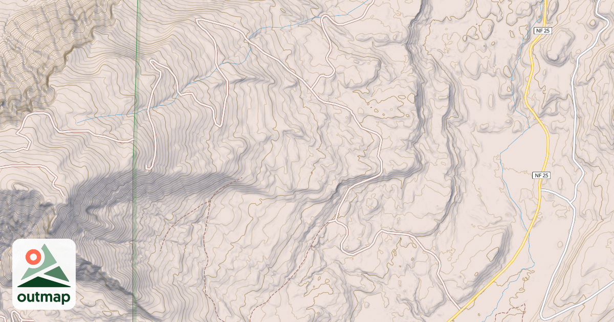 Map of HUFFAKER