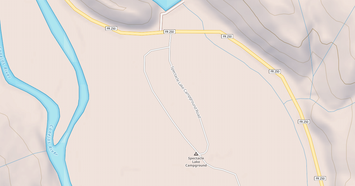 Map preview of SPECTACLE LAKE CG