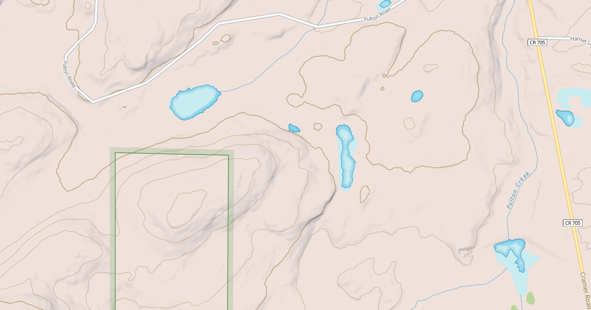 Map preview of HARRIET LAKE SPUR JA
