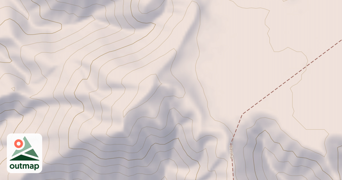 Map of Badlands Trail