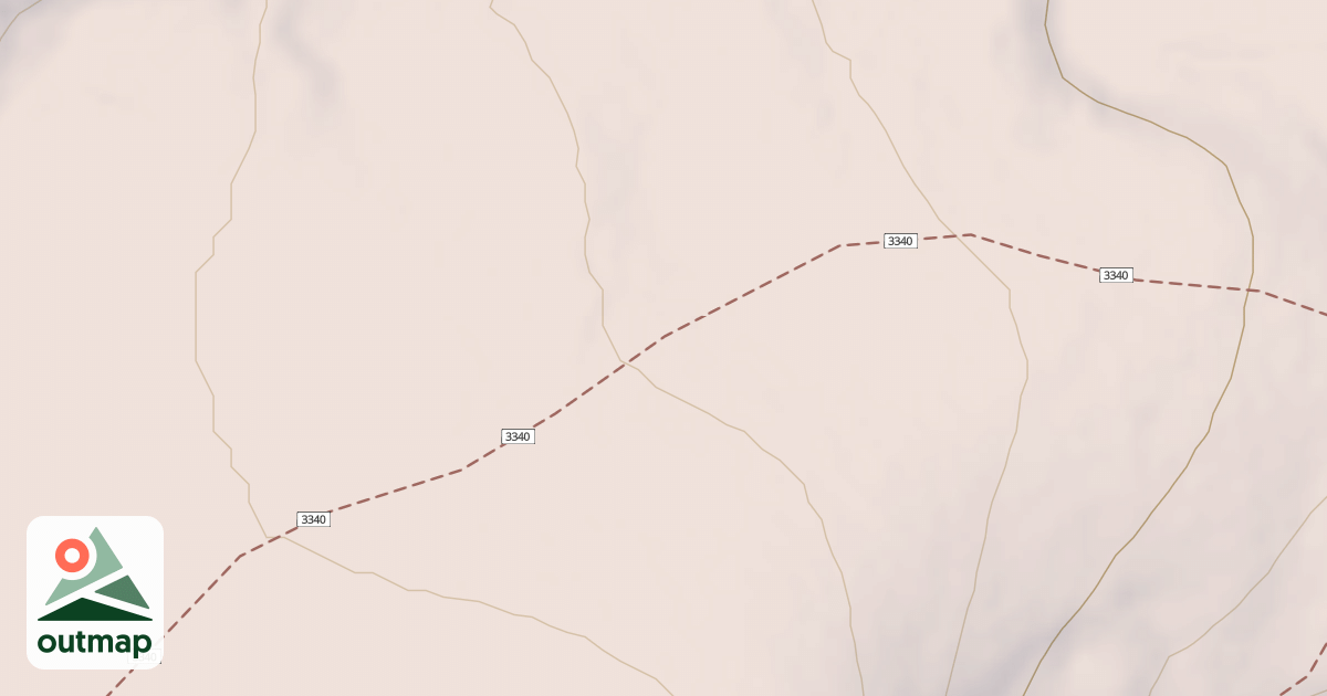 Map of Paris Peak