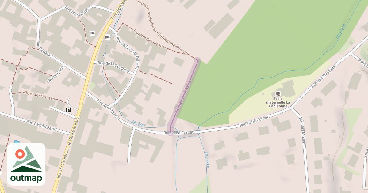 Map of Ruelle de l'Asile