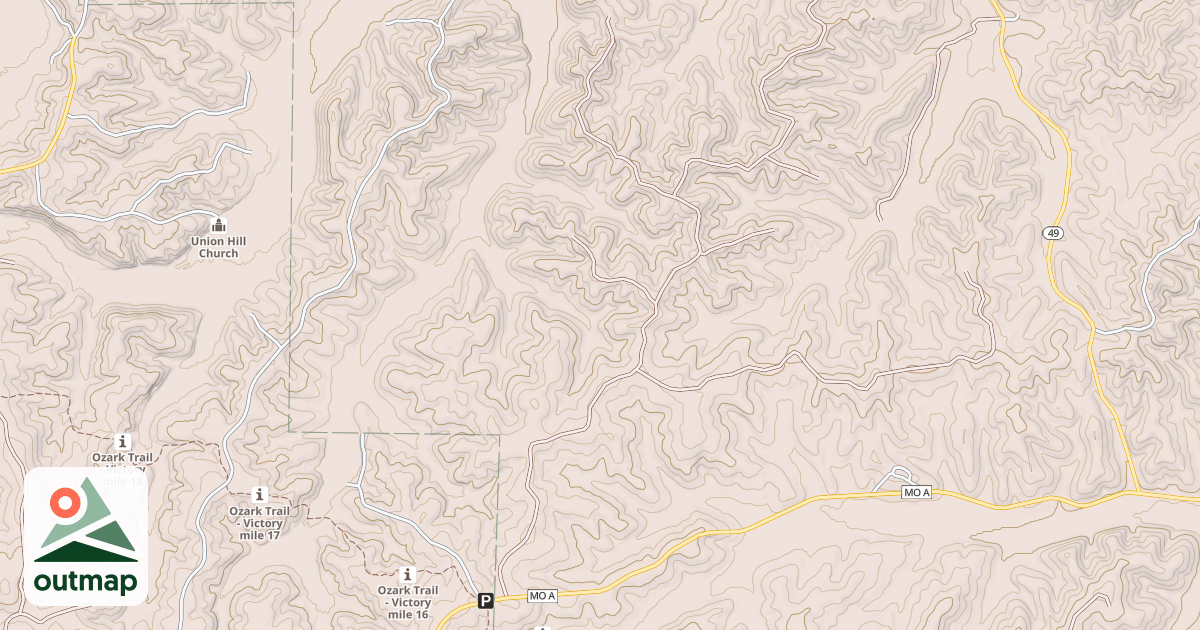 Map of KELLY RIDGE