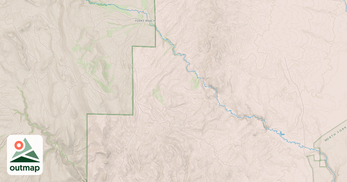 Map of COYOTE PASS