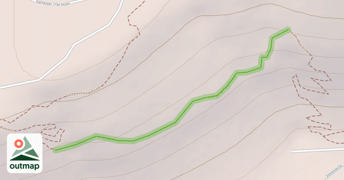 Map of Landing Pad Road