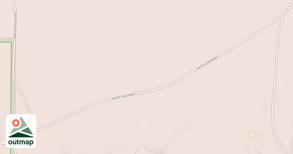 Map of MIRROR LAKE