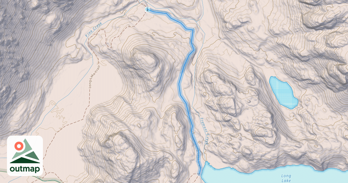 Map of Long Lake Trail