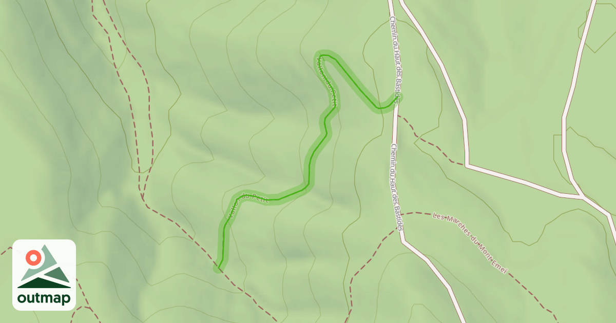 Map of Vallon du Petit