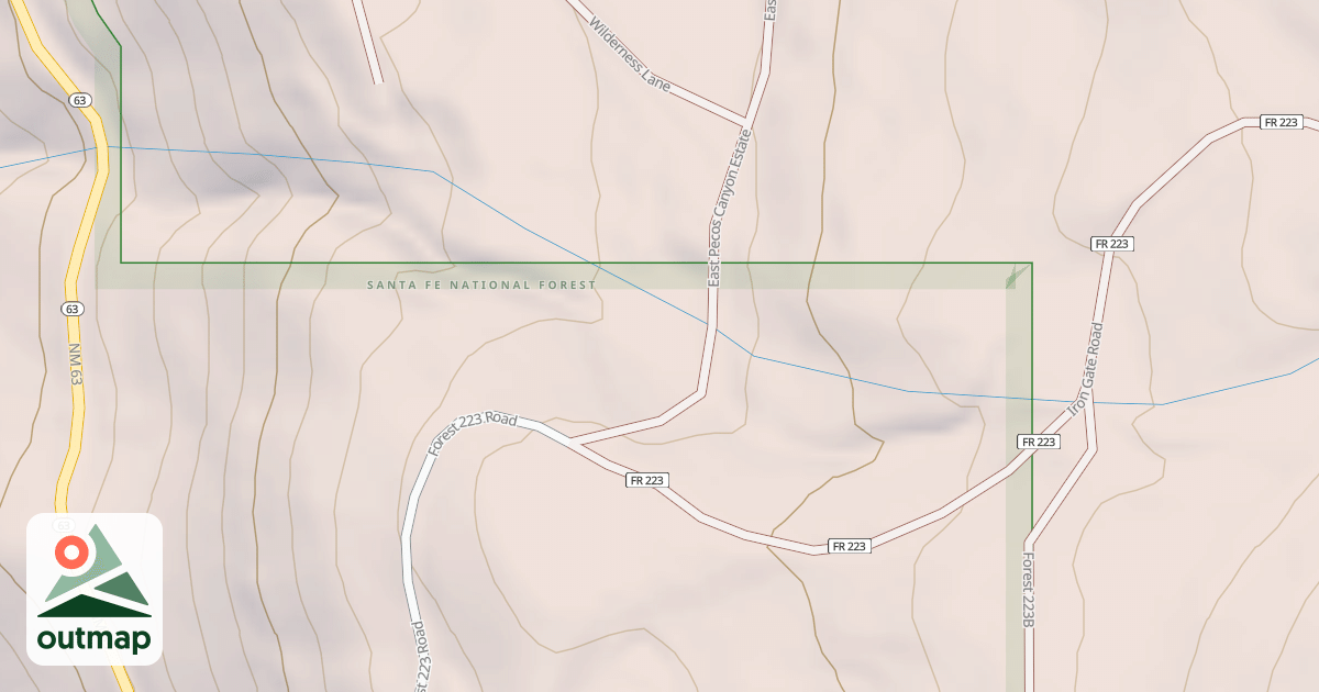 Map of USFS Motor Vehicle Use Map Roads {4E3AD29D-9816-4198-9FF4-F4FF12691AA1}
