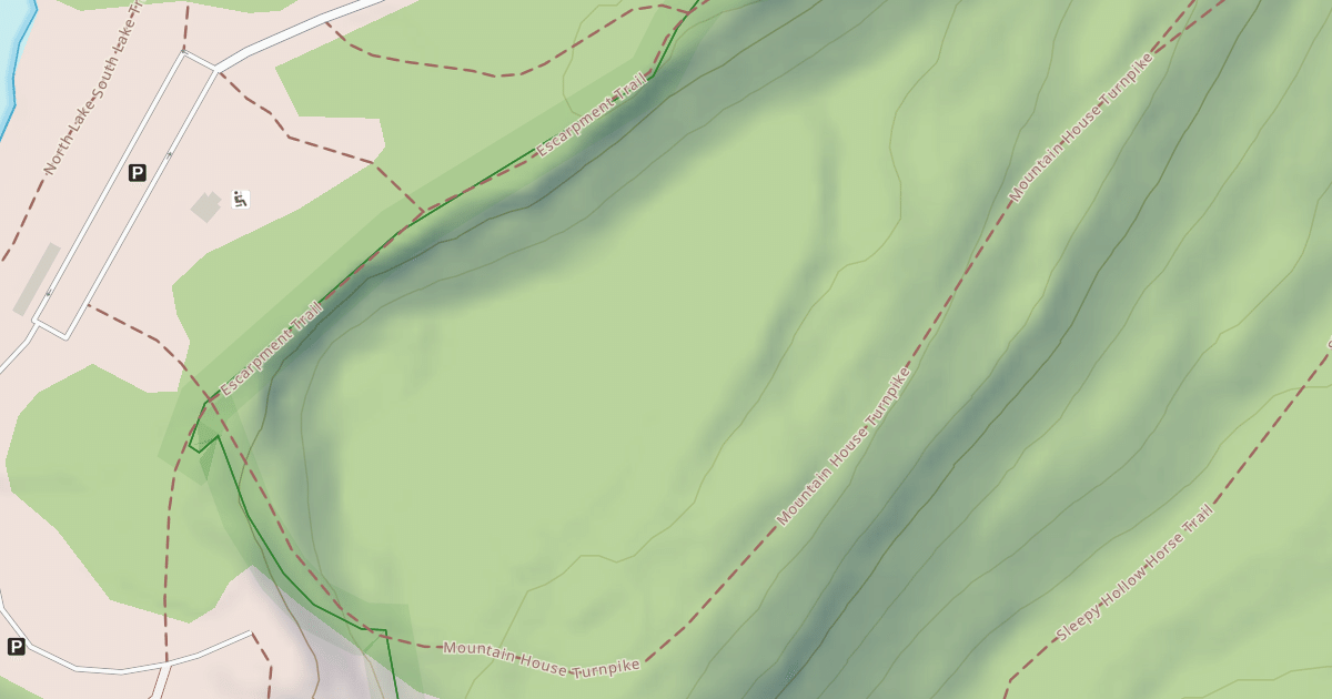 Map preview of Mountain House Turnpike