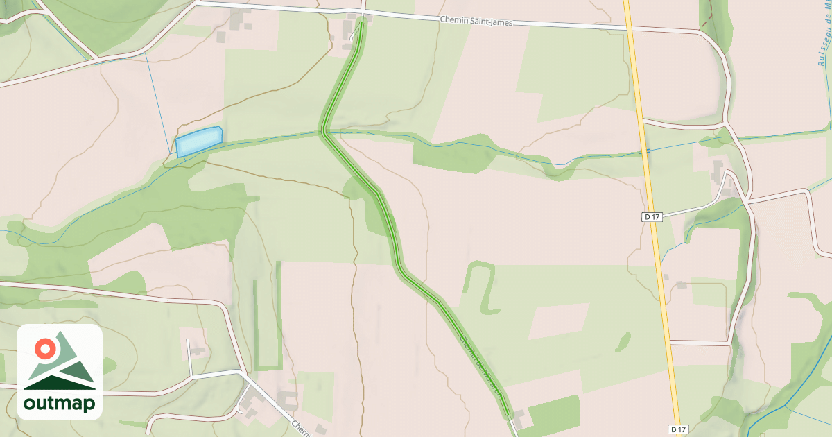 Map of Chemin de Moraron