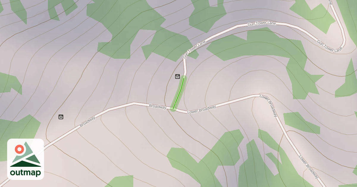 Map of Gun Tower Lane