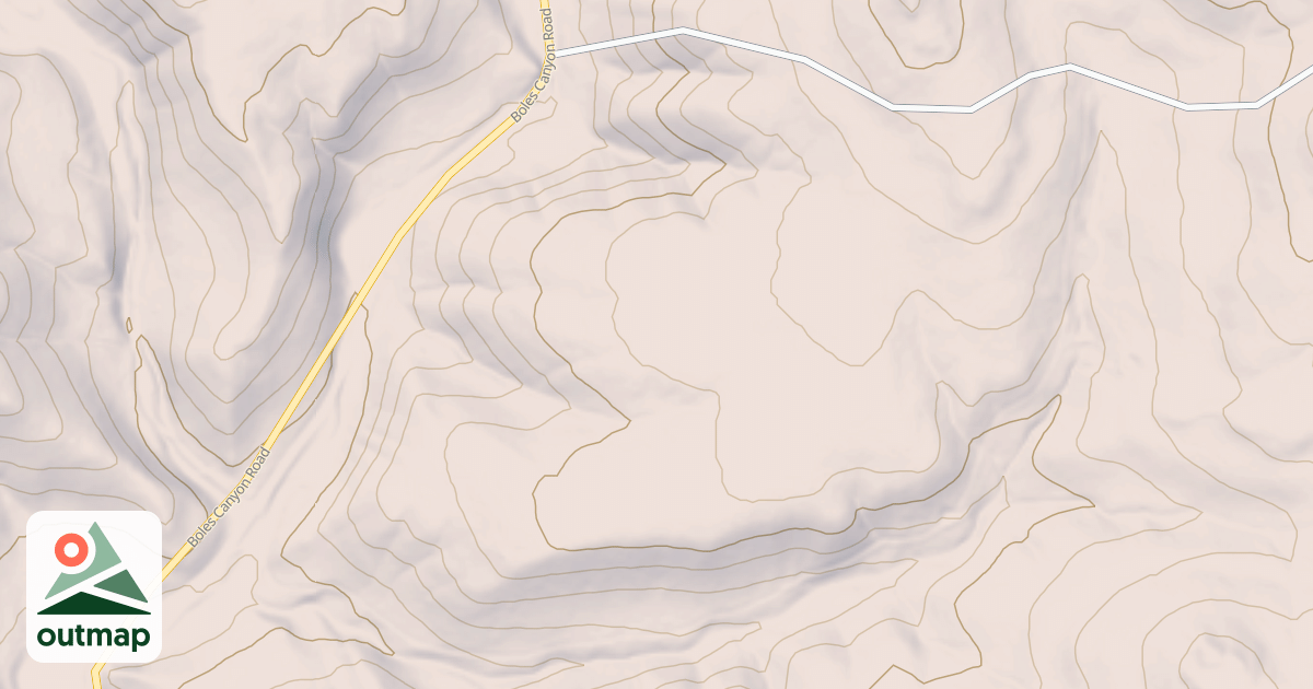 Map of BOLES CANYON BR 5R