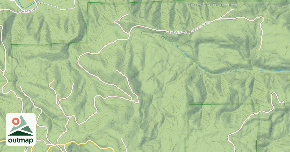 Map of NORTH HILLTOP