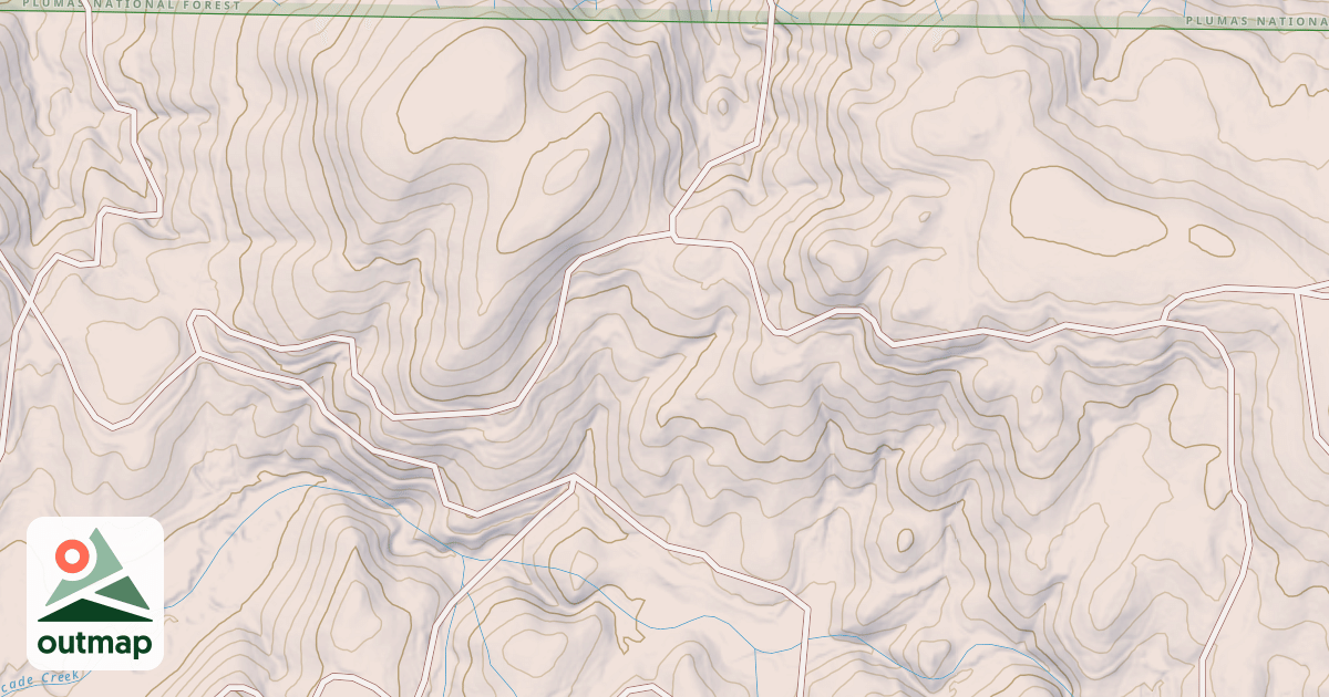 Map of CEDAR GULCH