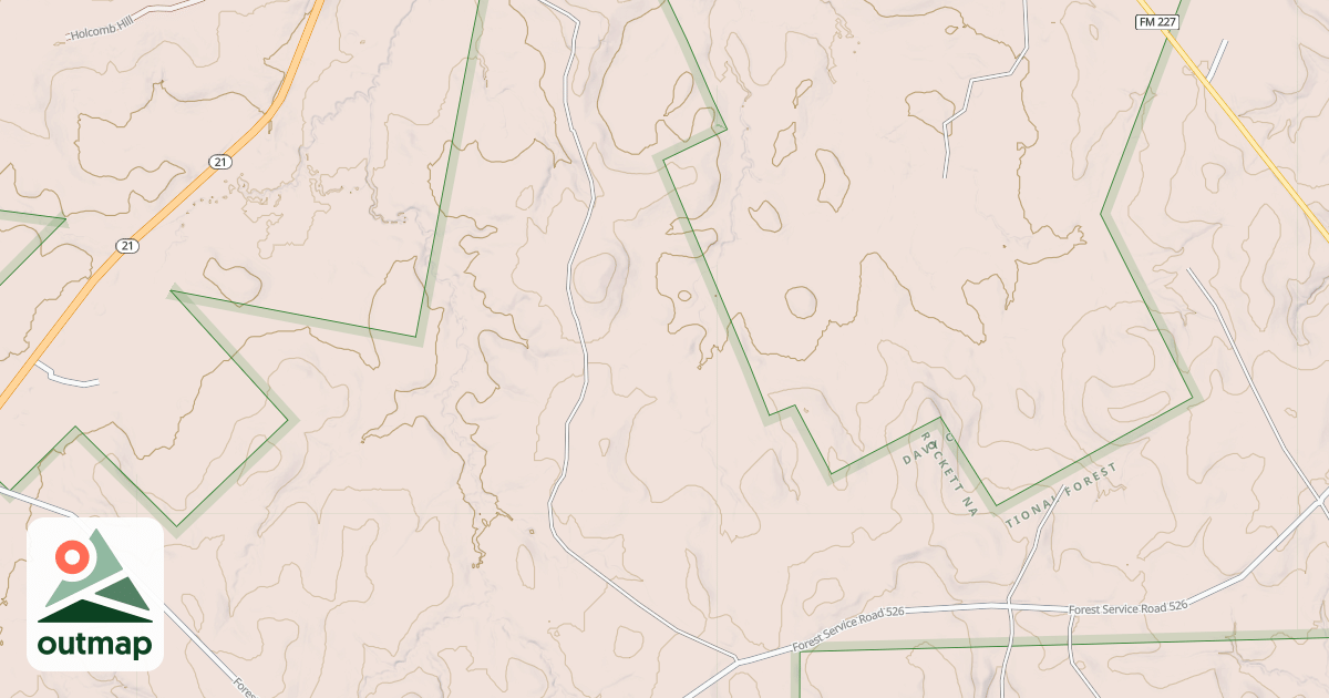 Map of BRACKETT CREEK