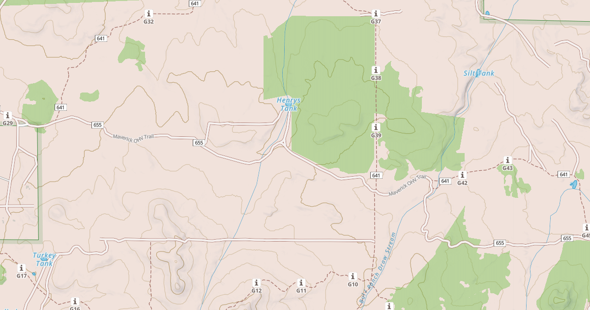 Map preview of USFS National Forest System Roads {52623EE9-C011-42F0-B3F5-AAC8FA7E8BE2}