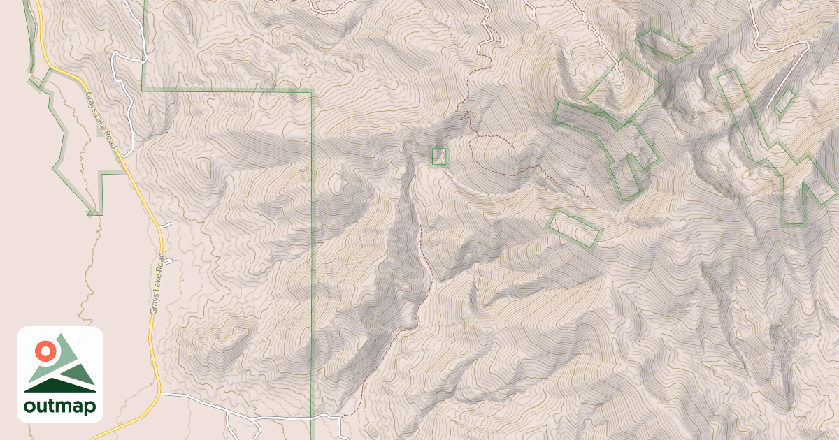 Map of NORTH FORK EAGLE CREEK