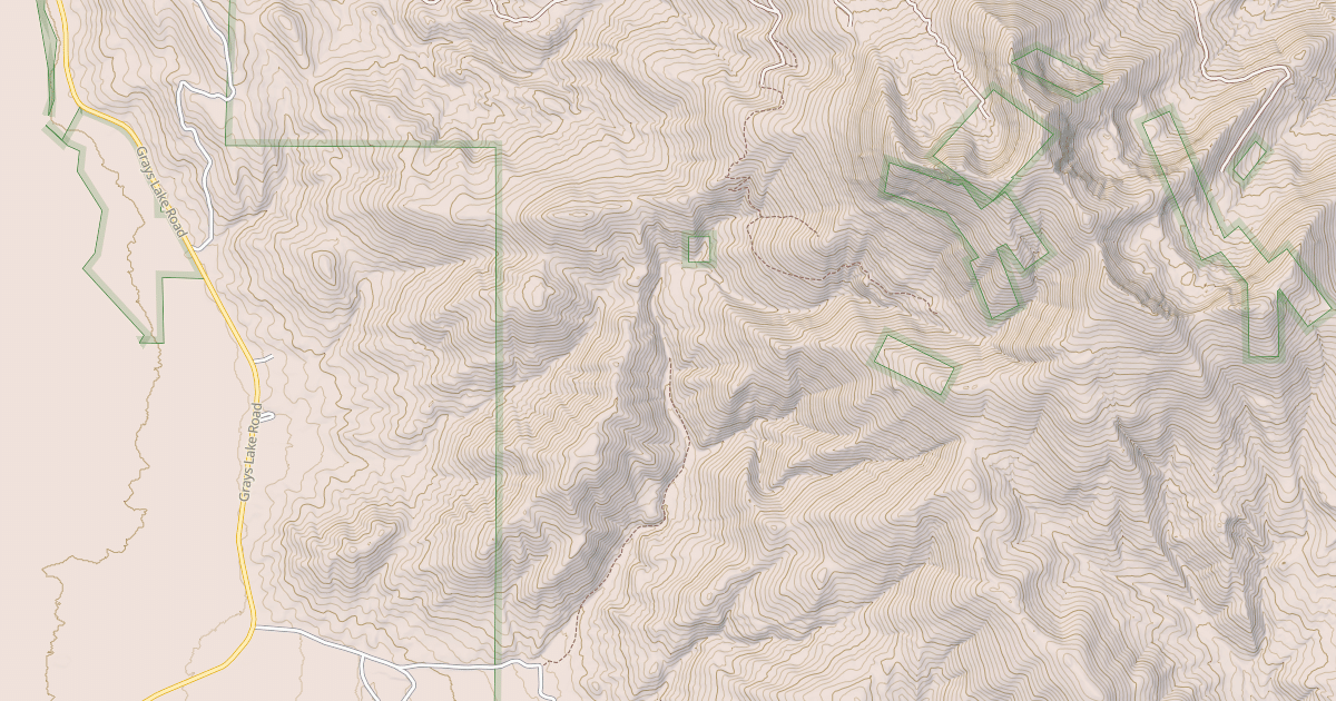 Map preview of NORTH FORK EAGLE CREEK