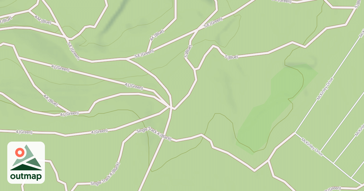 Map of Rock Run ATV Trails