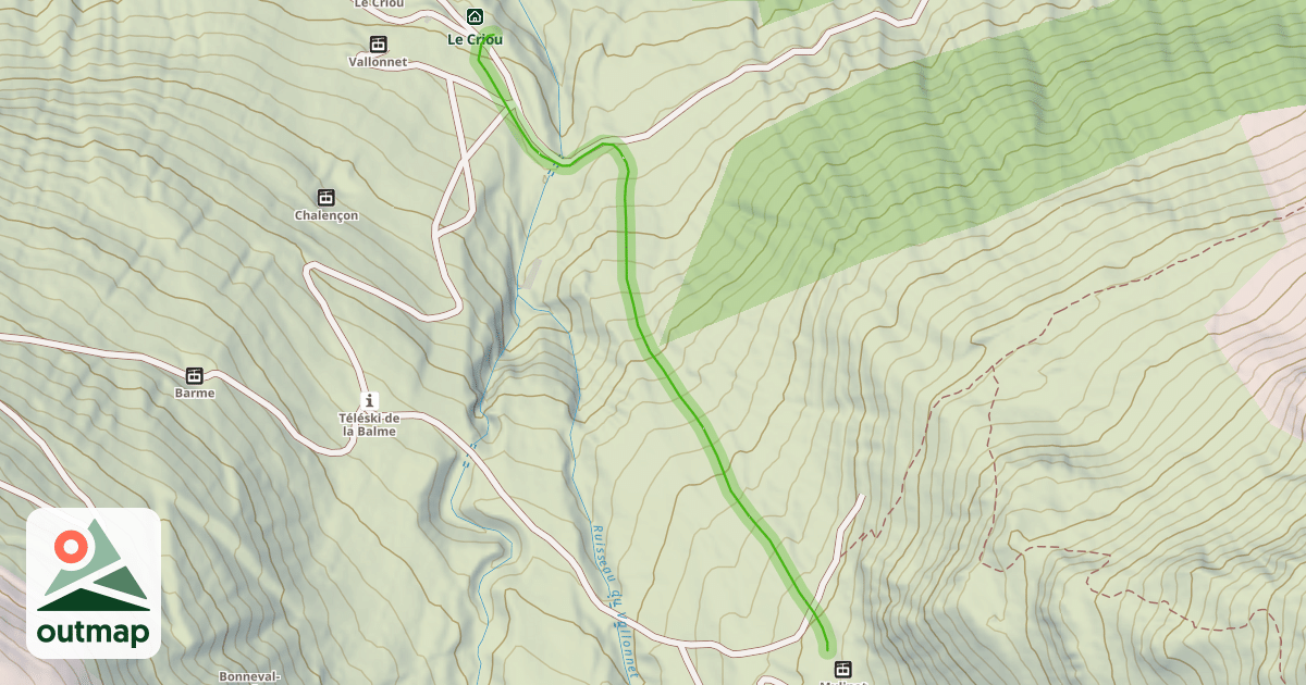 Map of Bergeronnette