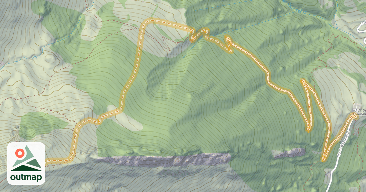 Map of Craboutas — Ferme Igau