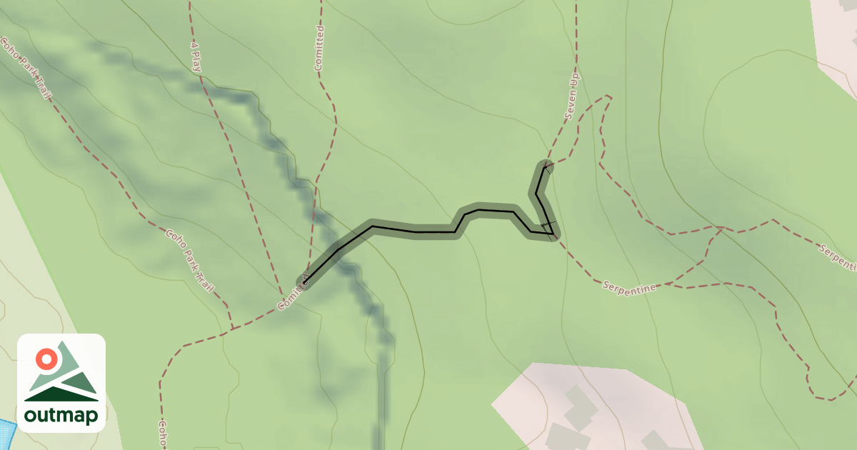 Map of Greenwood To Coho