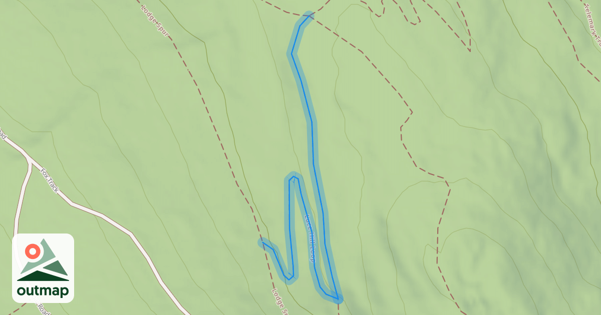 Map of Luce Hill Loop