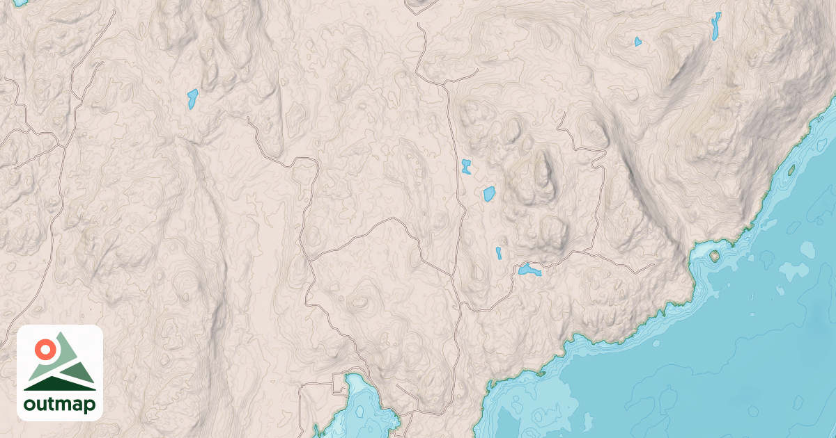 Map of EAST EDNA BAY TTF