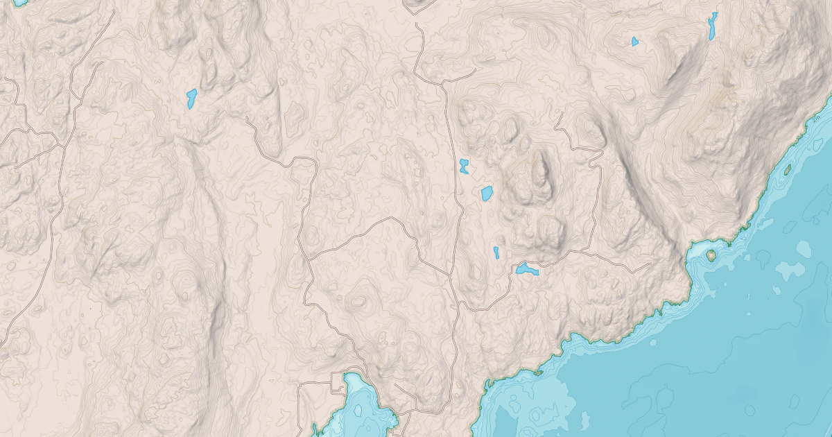 Map preview of EAST EDNA BAY TTF