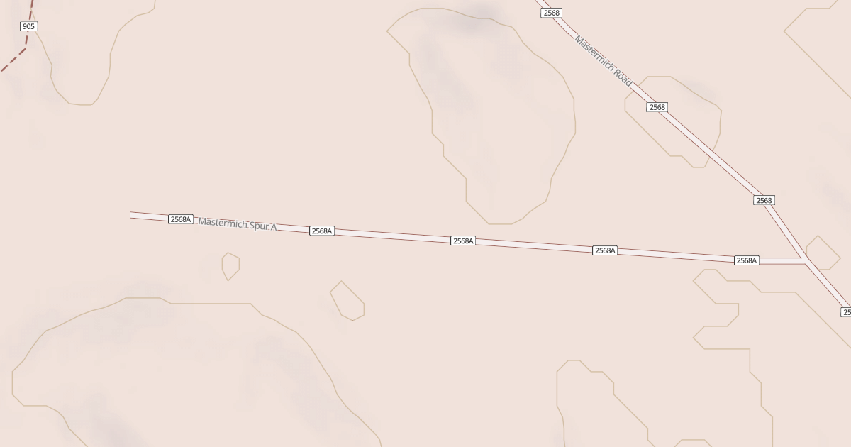 Map preview of MASTERMICH SPUR A