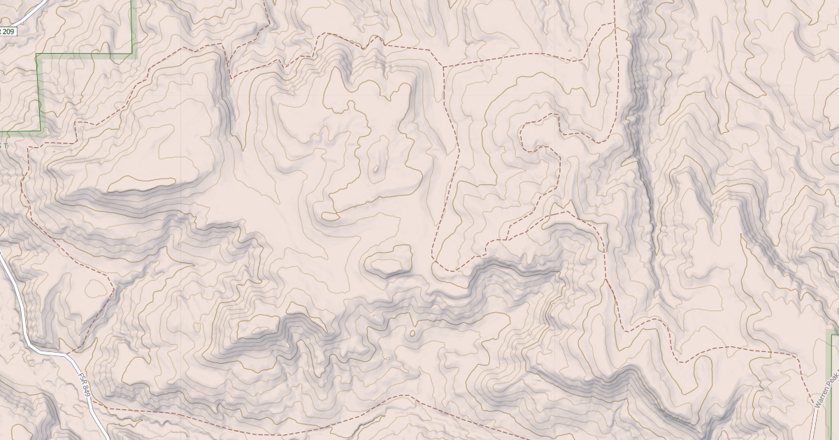 Map preview of USFS Motor Vehicle Use Map Trails 8196