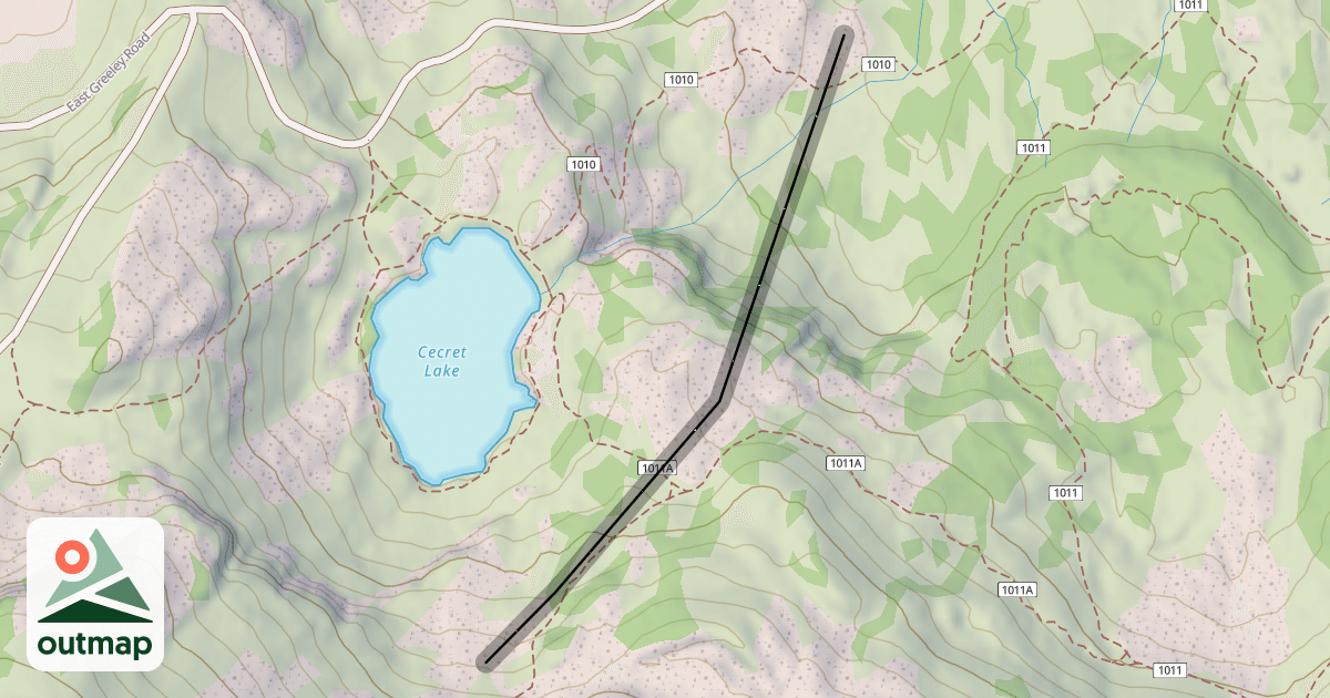 Map of Cecret Chutes
