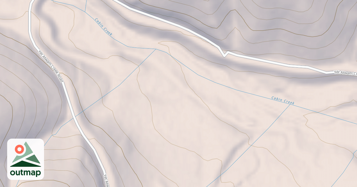 Map of CABIN CREEK