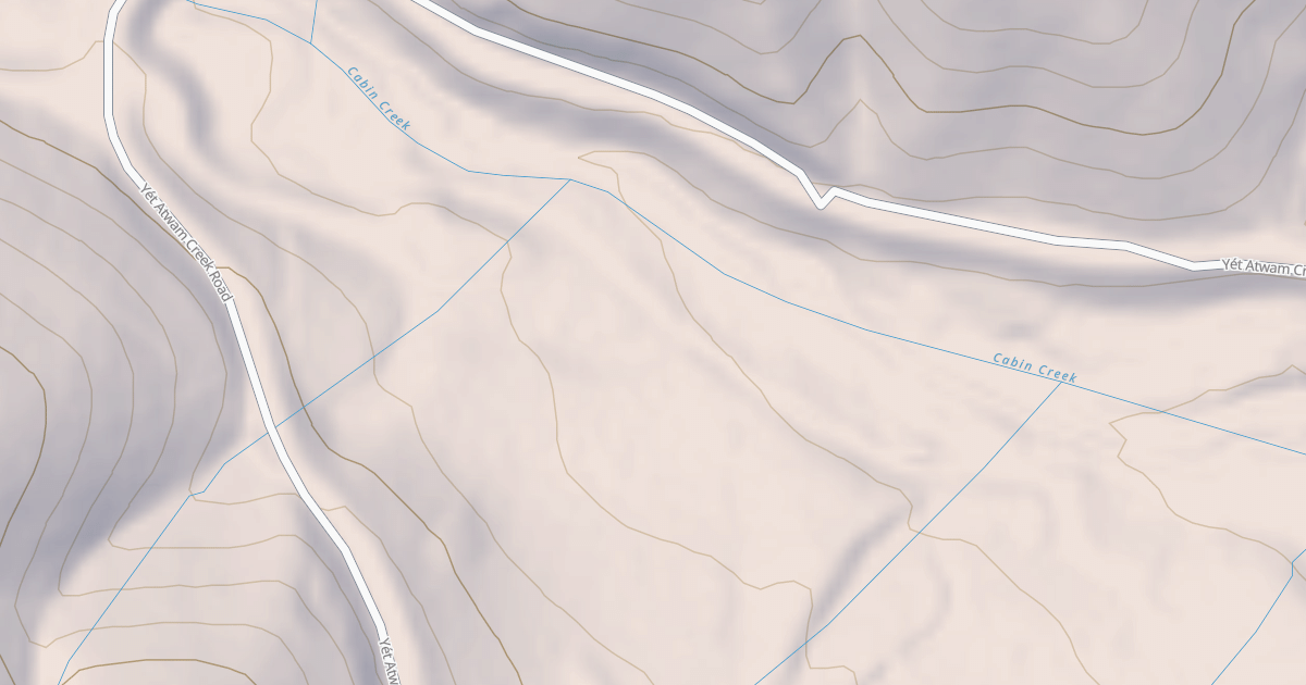 Map preview of CABIN CREEK