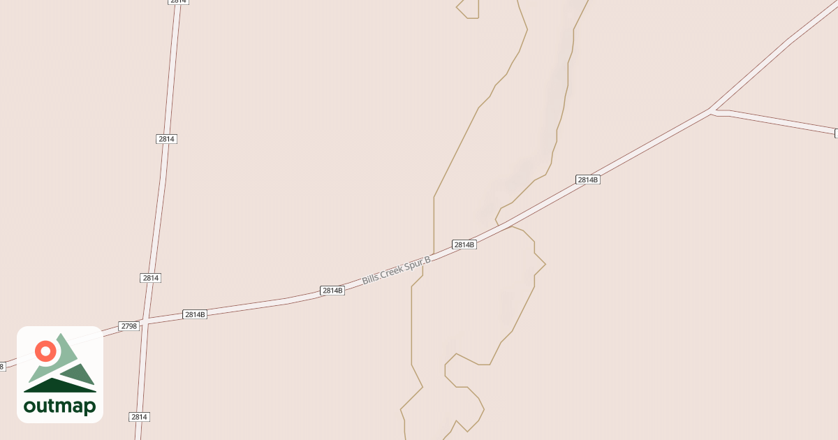 Map of BILLS CREEK SPUR B