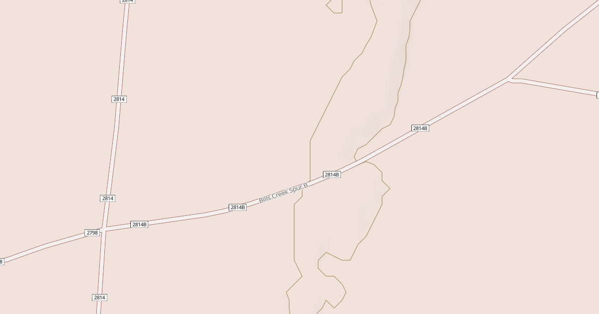 Map preview of BILLS CREEK SPUR B