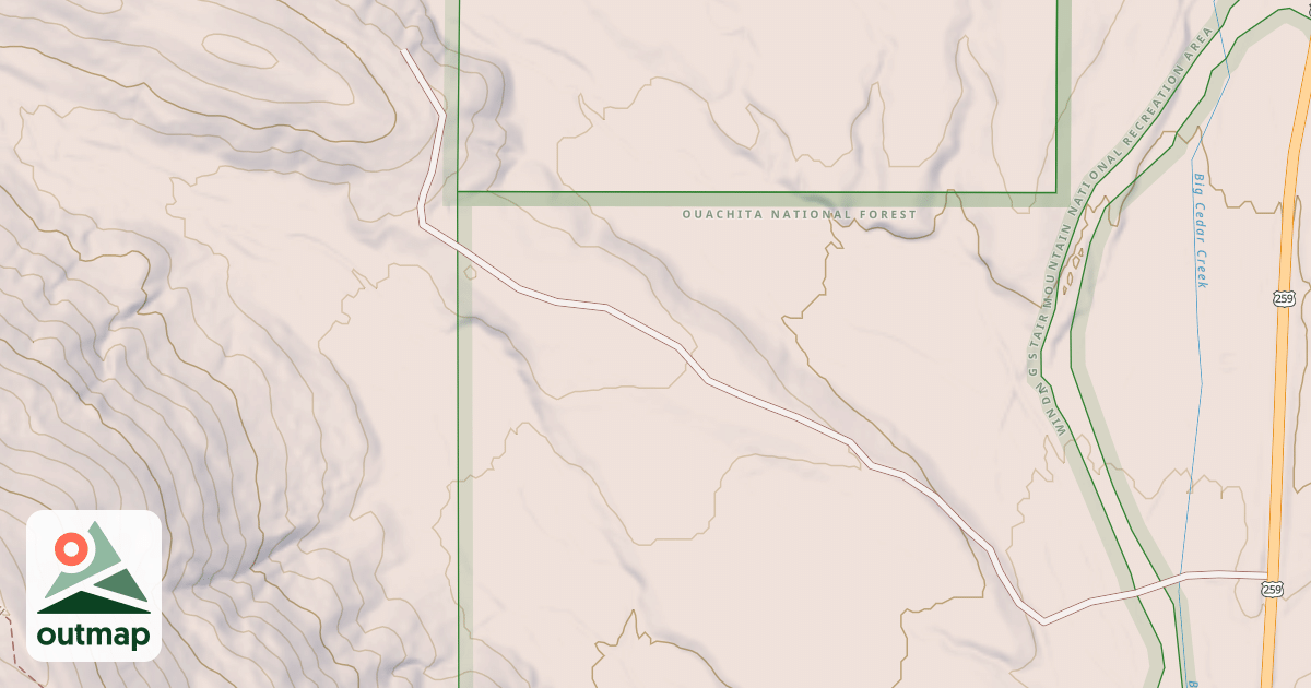 Map of OLD OIL WELL