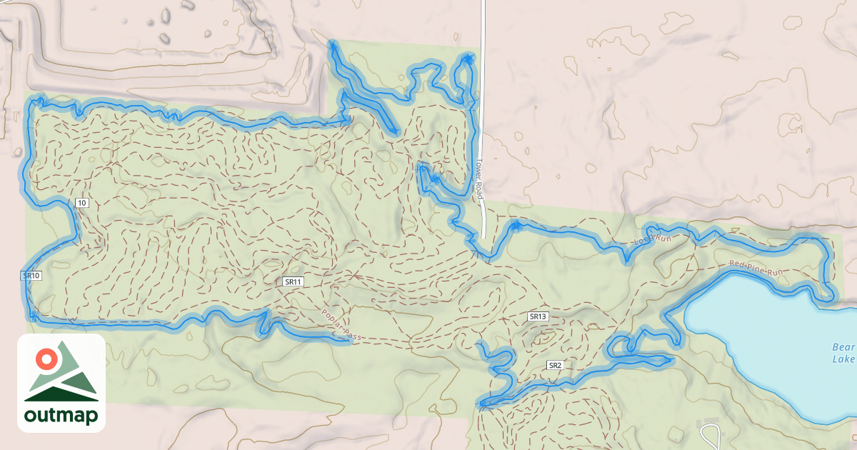 Map of Super Duper Looper
