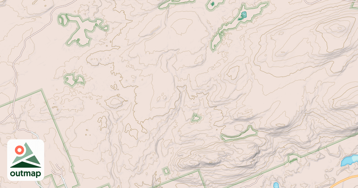 Map of Mad Tom Lake Trail