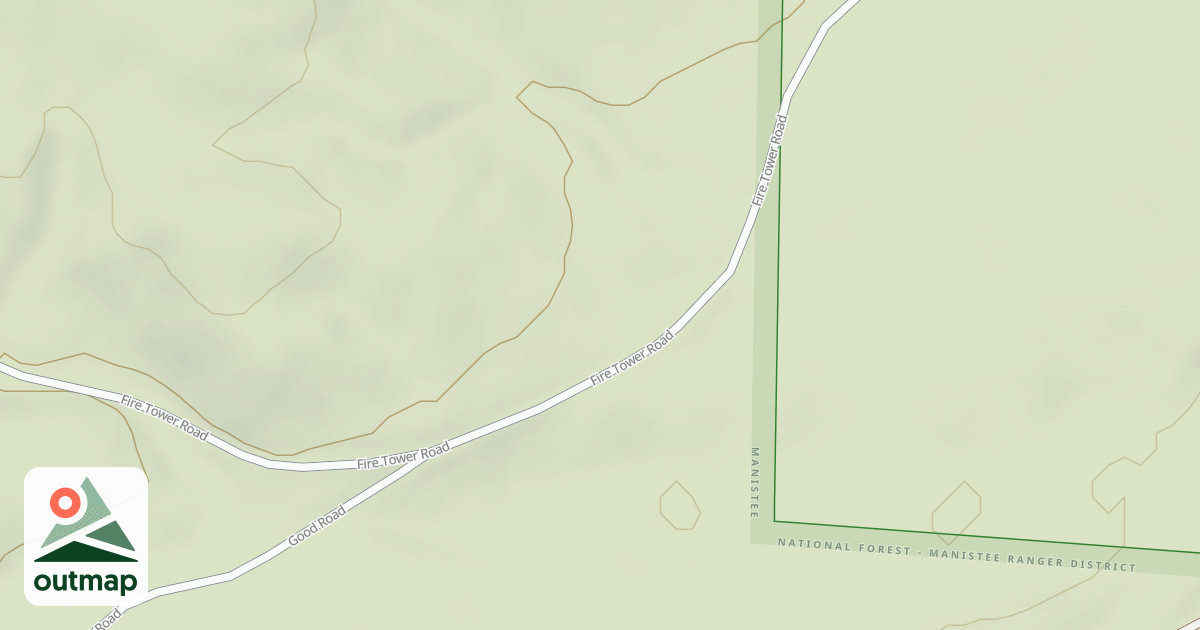 Map of UDELL FIRETOWER INTERP SITE