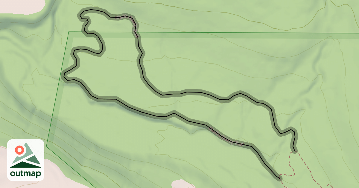 Map of Clark's Quarry Trail