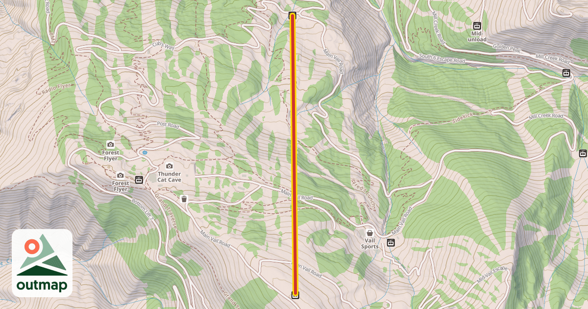 Map of Avanti Express Lift