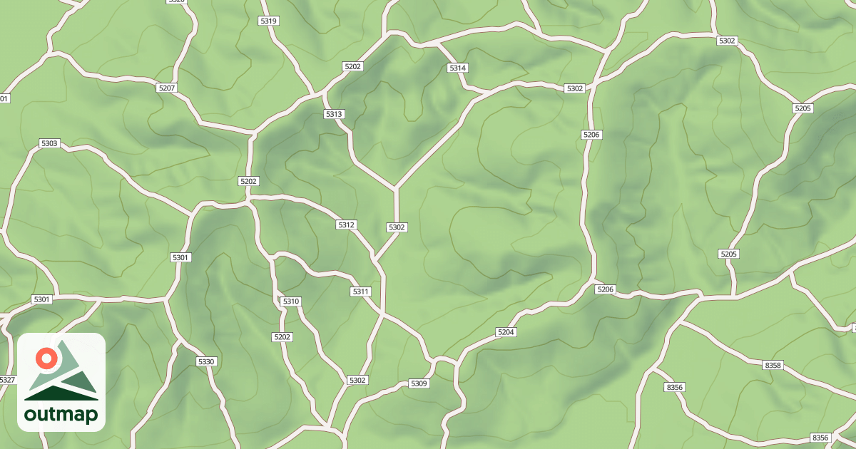 Map of USFS Motor Vehicle Use Map Trails 19785